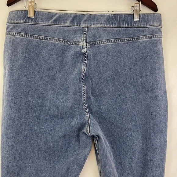 Soft Surroundings Jeans XL Light Blue Denim Pants Stretch - Picture 4 of 4